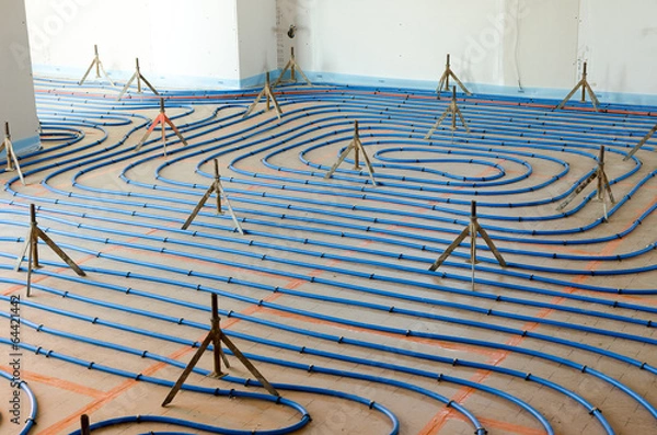 Fototapeta Plancher chauffant