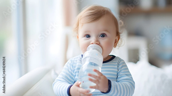 Obraz baby drinking milk
