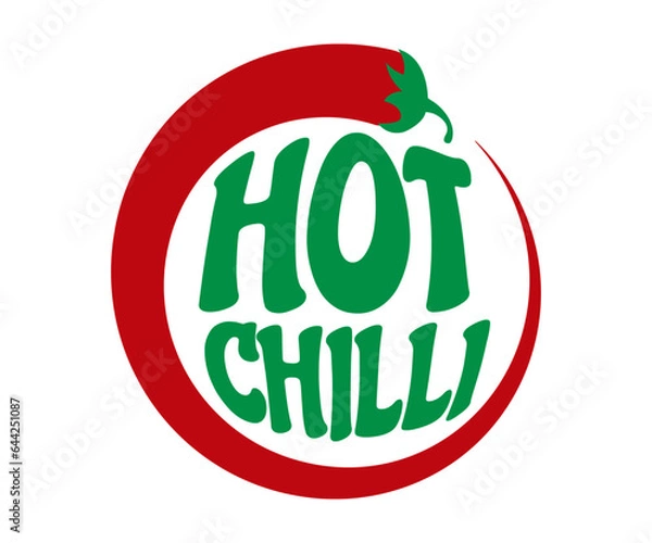 Obraz Hot Chilli Logo