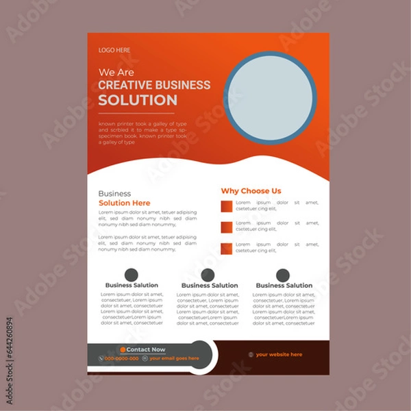Obraz modern business template