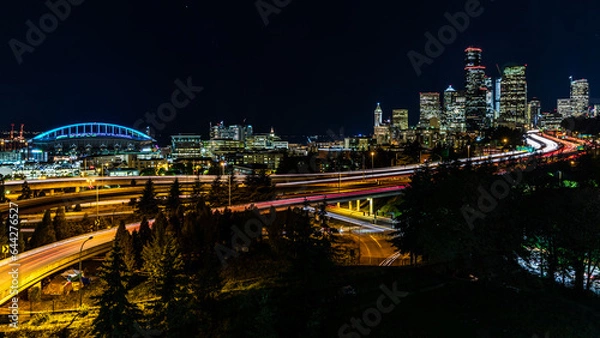 Obraz Seattle Skyline from Rizal Bridge