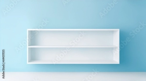 Fototapeta empty shelf on wall