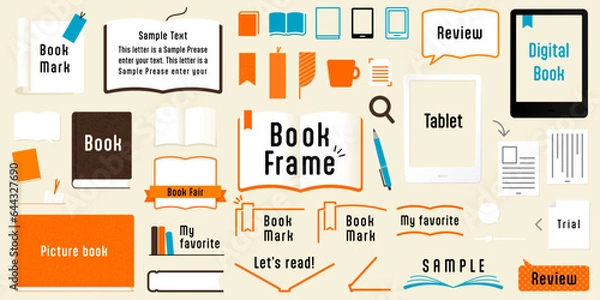 Obraz ブックフレーム