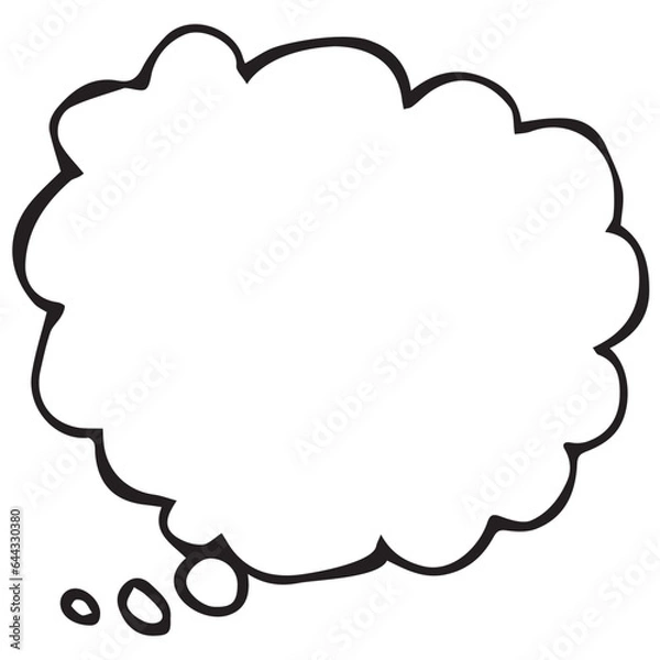 Fototapeta thinking bubble