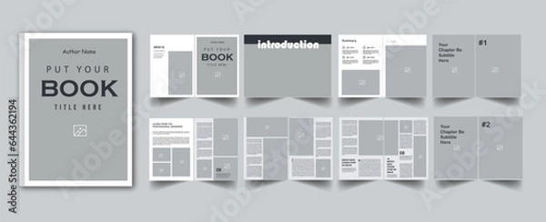 Fototapeta Book Template
