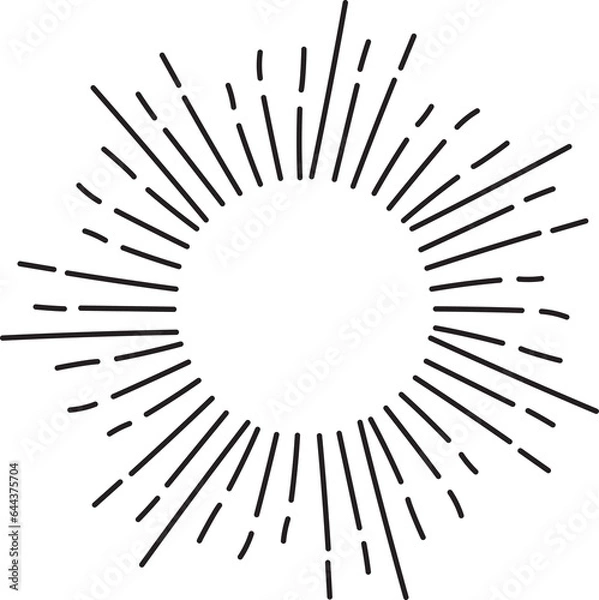 Obraz Sun and Moon celestial mystic esoteric magic elements .