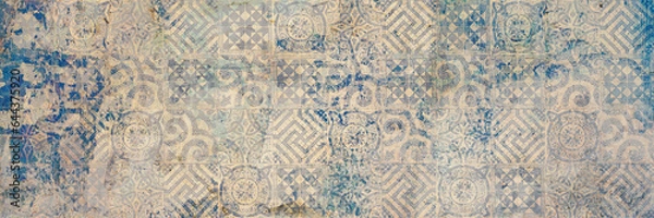 Obraz Background of vintage ceramic tiles.