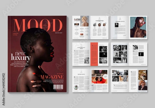 Obraz Modern Magazine Layout