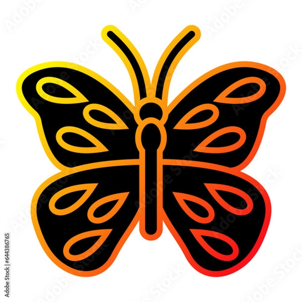 Fototapeta Butterfly Icon