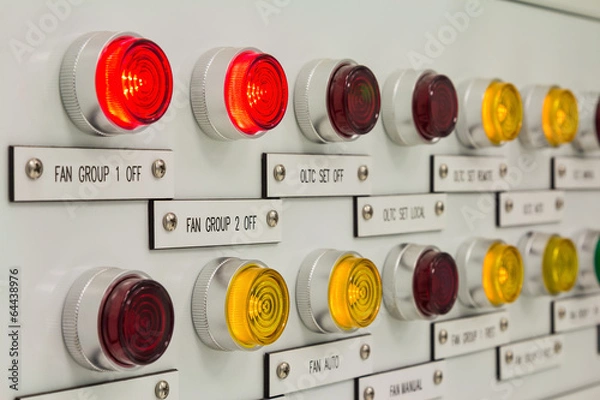 Fototapeta Pilot lamps