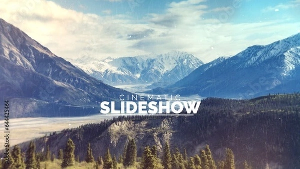 Fototapeta Cinematic Slideshow Display