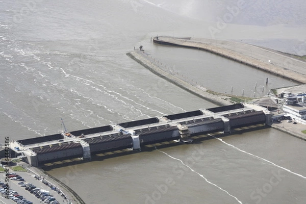 Obraz Eidersperrwerk Nordsee