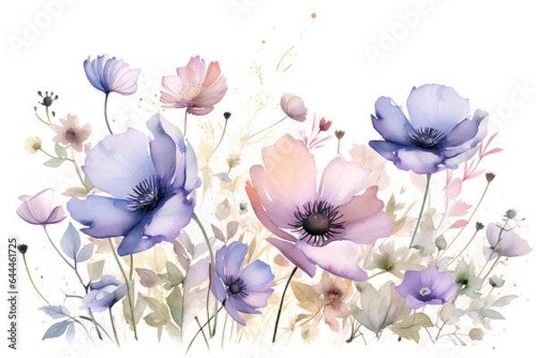 Obraz 水彩　フラワー