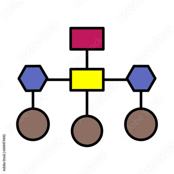 Fototapeta Structure Icon Design