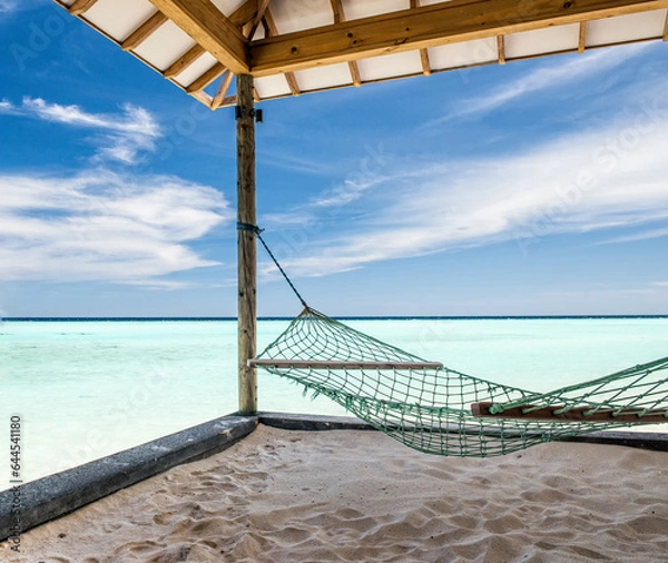 Fototapeta Hammock on the beach
