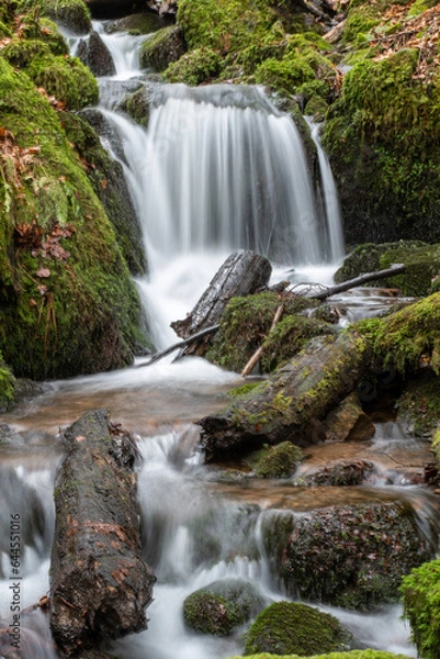 Obraz Wasserfall mit Langzeitbelichtung