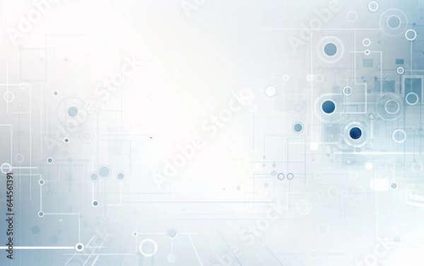 Fototapeta Abstract white background communication technology concept vector background