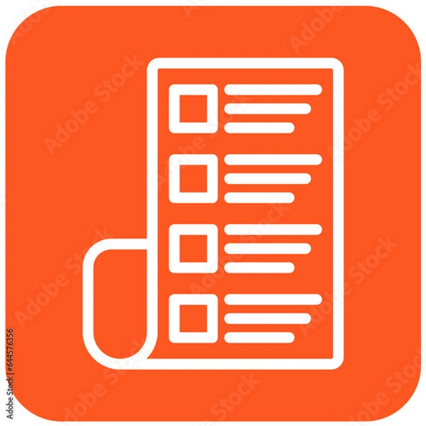 Fototapeta Catalogue Vector Icon Design Illustration