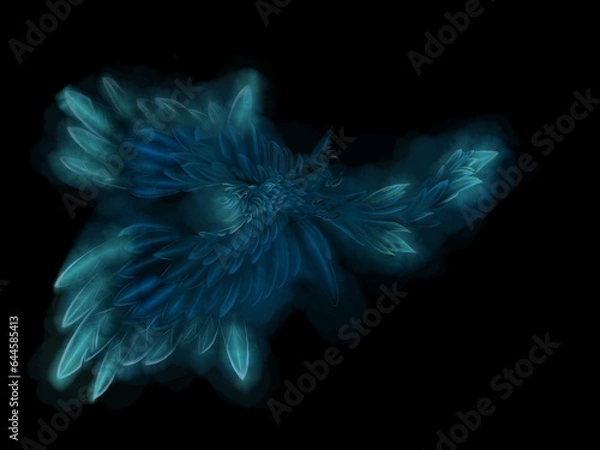 Fototapeta Blue phenix 1