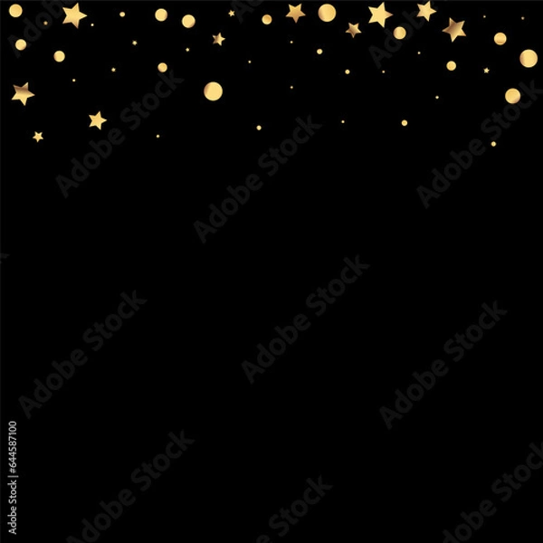 Obraz Yellow Constellation Happy Vector Black