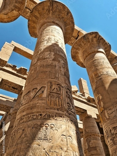 Obraz Temple complex in Luxor, Egypt.