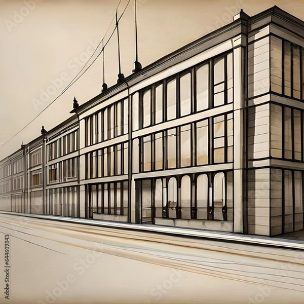 Obraz building in the city