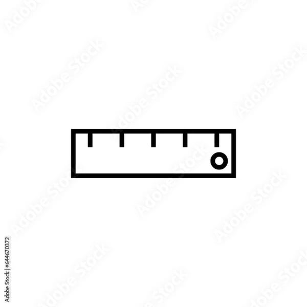 Fototapeta ruler icon vector design templates