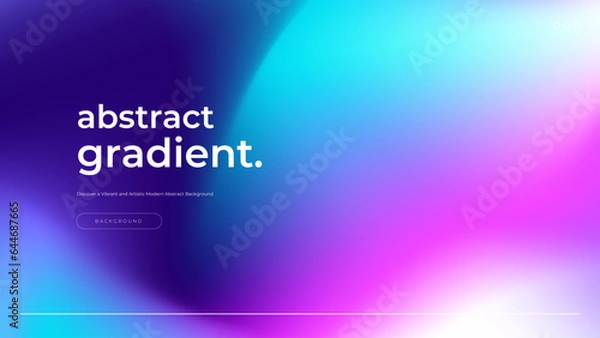 Fototapeta Vector abstract colorful blend gradient background