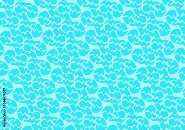 Fototapeta seamless pattern with shells
