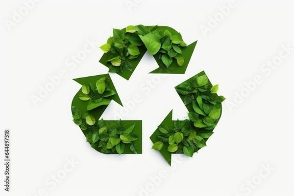 Fototapeta recycle environment day concept. Generative AI.