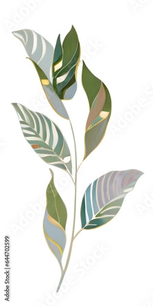 Obraz generative ai, leaves