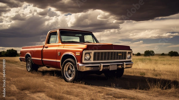 Fototapeta old pick up