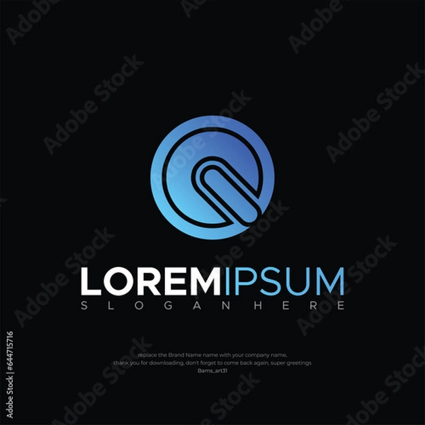 Fototapeta Letter Q logo icon design template elements Creative Design