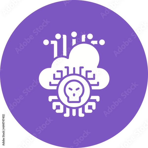 Obraz Infected Cloud Icon