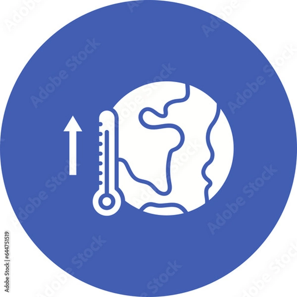 Fototapeta Global Warming Icon