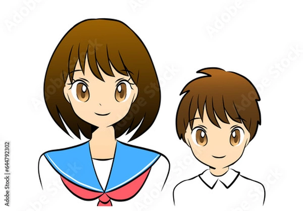 Obraz Manga Brother and Sister 