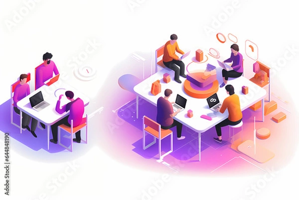 Fototapeta isometricview