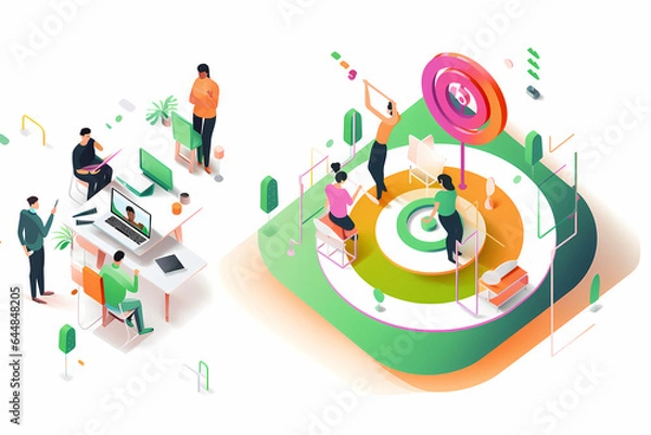 Fototapeta isometricview