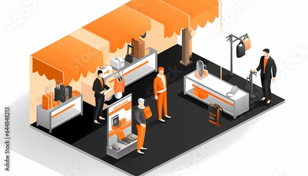 Fototapeta isometricview