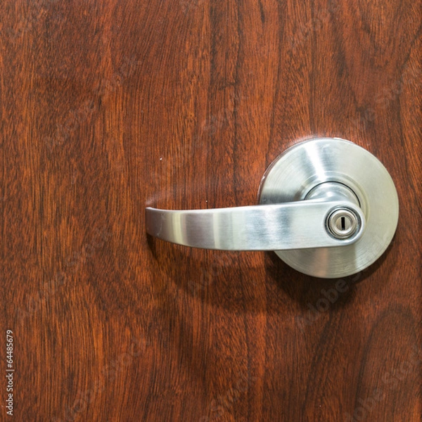 Obraz Locked door handle