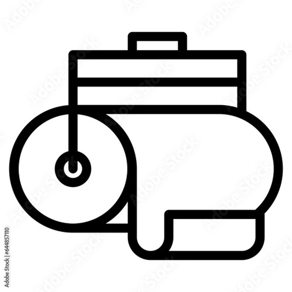Obraz paper line icon
