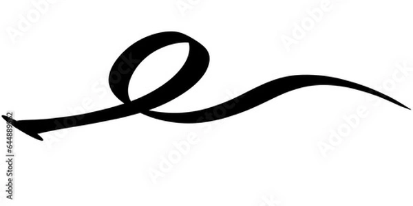 Fototapeta Freestyle Black Line Vector