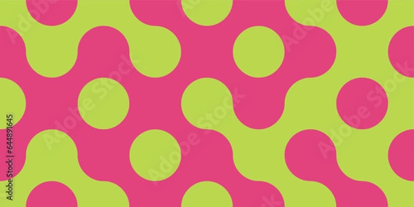 Obraz Pink  illustration, composed of wavy lines. Geometric vector background wavy formes design for your business.