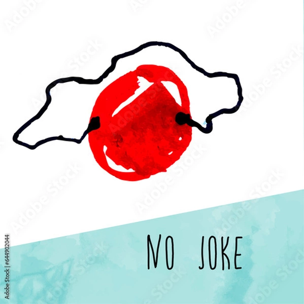 Obraz no joke, Illustration