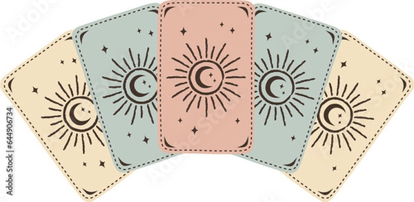 Obraz tarot cards spreads, png transparent background	
