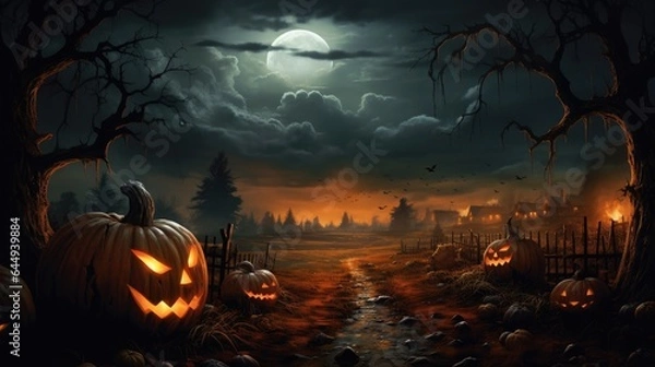 Obraz halloween scene