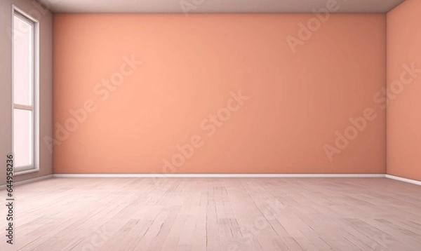 Fototapeta Empty brown backdrop for product presentation, Backdrop for product photography
