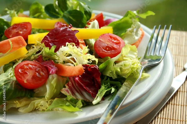 Fototapeta Salad Plate
