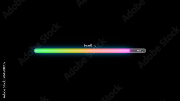 Obraz loading color gradient green dark background