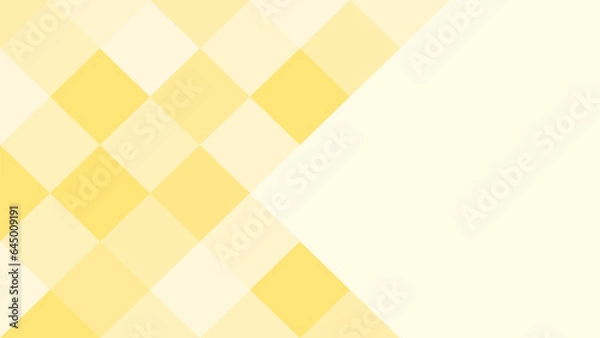 Obraz 16:9の背景 / イエローのモザイクブロックデザイン